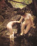 William Sergeant Kendall Bathers Sweden oil painting reproduction